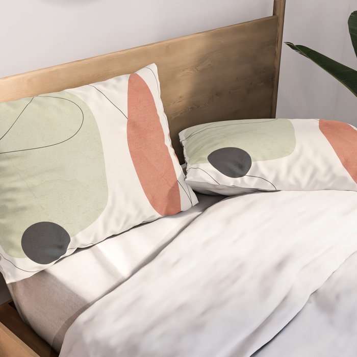 Minimal Shapes No.50 Pillow Sham Gallery Image 2