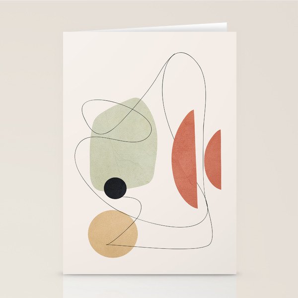 Minimal Shapes No.50 Stationery Card Gallery Image 1