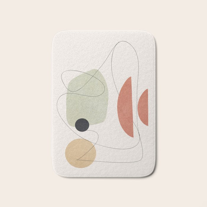 Minimal Shapes No.50 Bath Mat Gallery Image 1