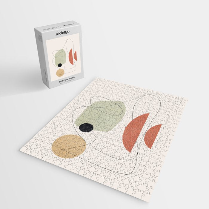 Minimal Shapes No.50 Jigsaw Puzzle Gallery Image 2