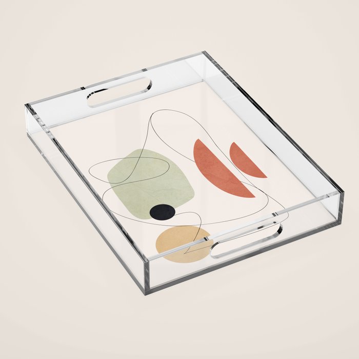Minimal Shapes No.50 Acrylic Tray Gallery Image 1