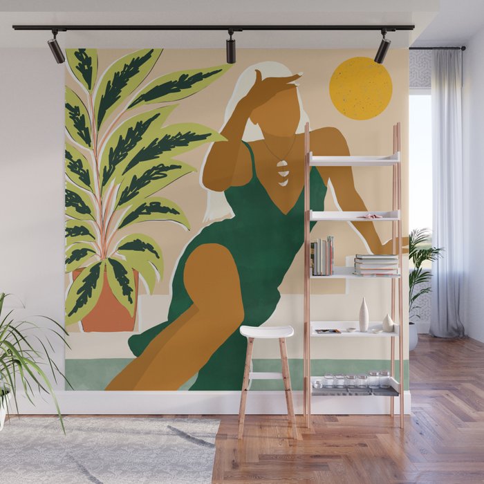 The Wait Is Long But My Dream Of You Does Not End #illustration Wall Mural Gallery Image 1