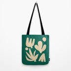 Bottle Green Collage: Paper Cutouts Matisse Edition Tote Bag Gallery Image 2