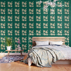 Bottle Green Collage: Paper Cutouts Matisse Edition Wallpaper Gallery Image 3