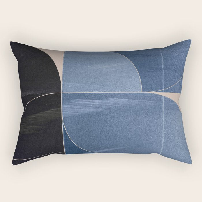 Minimal Geometric Shapes 218 Rectangular Pillow Gallery Image 1