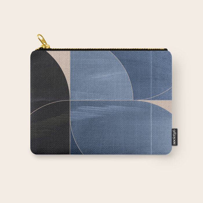 Minimal Geometric Shapes 218 Carry All Pouch Gallery Image 1