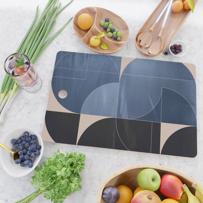 Minimal Geometric Shapes 218 Cutting Board Gallery Image 2
