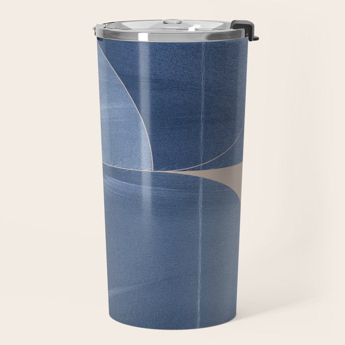 Minimal Geometric Shapes 218 Travel Mug Gallery Image 2