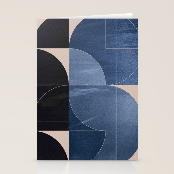 Minimal Geometric Shapes 218 Stationery Card Gallery Image 2
