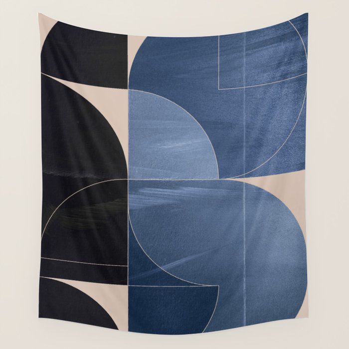 Minimal Geometric Shapes 218 Wall Tapestry Gallery Image 4