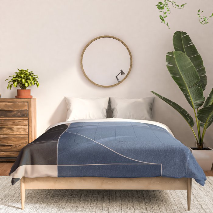 Minimal Geometric Shapes 218 Comforter Gallery Image 3