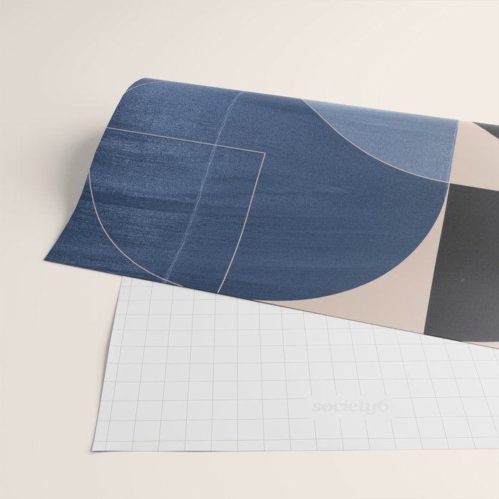 Minimal Geometric Shapes 218 Wrapping Paper Gallery Image 2