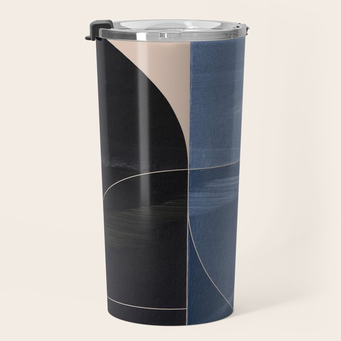 Minimal Geometric Shapes 218 Travel Mug Gallery Image 3