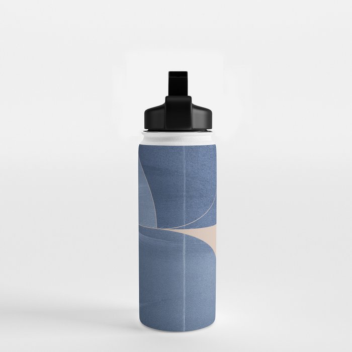 Minimal Geometric Shapes 218 Water Bottle Gallery Image 2