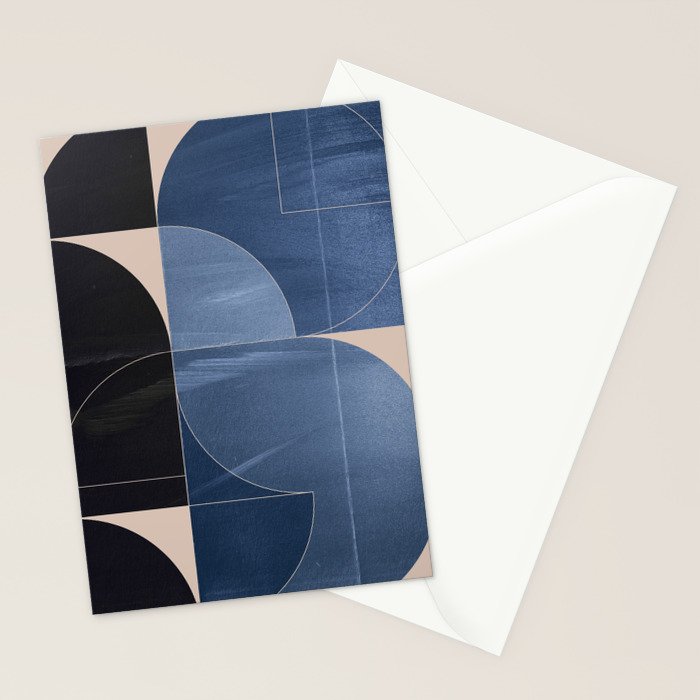 Minimal Geometric Shapes 218 Stationery Card Gallery Image 2