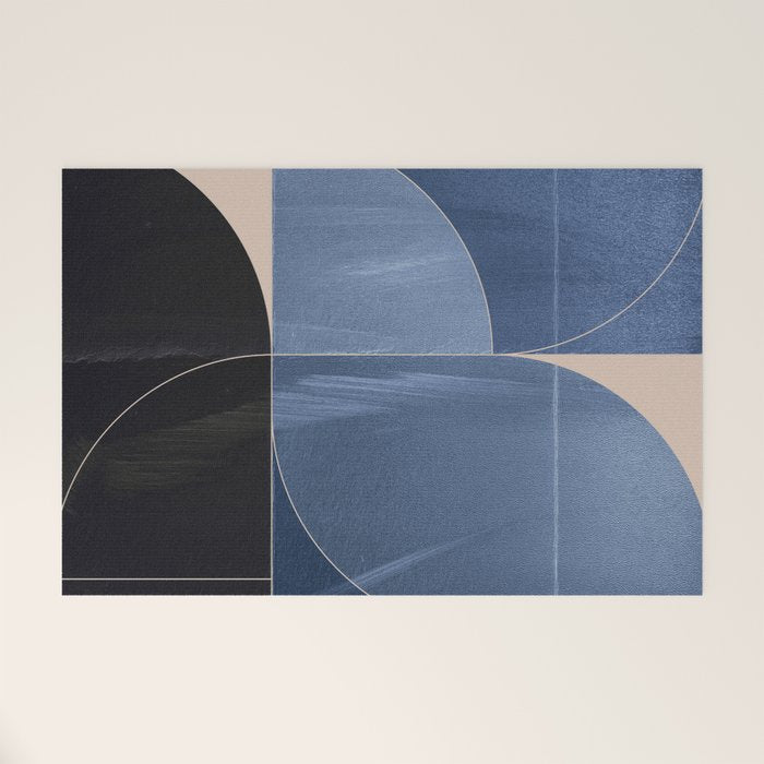 Minimal Geometric Shapes 218 Welcome Mat Gallery Image 1