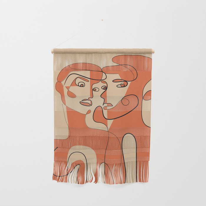 Abstract Faces 12 Wall Hanging Gallery Image 1