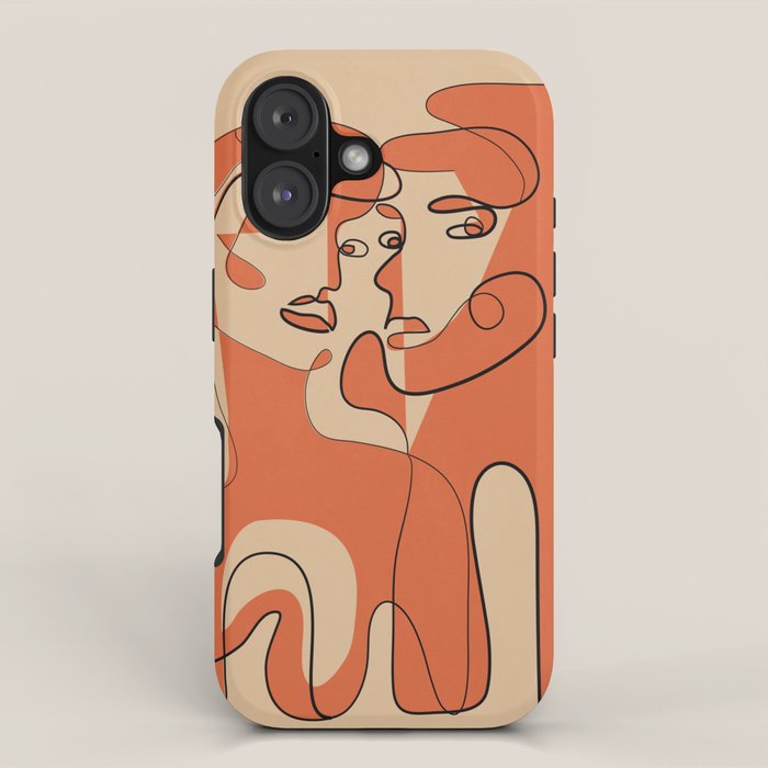Abstract Faces 12 iPhone Case Gallery Image 1