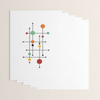 Mid Century Modern 1-4 Wrapping Paper Gallery Image 3