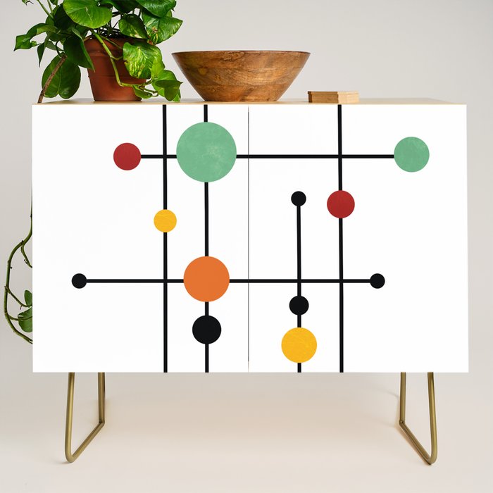 Mid Century Modern 1-4 Credenza Gallery Image 1