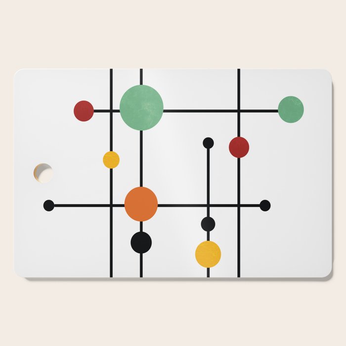 Mid Century Modern 1-4 Cutting Board Gallery Image 1