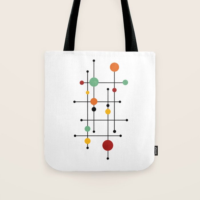 Mid Century Modern 1-4 Tote Bag Gallery Image 1