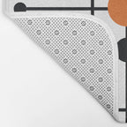 Mid Century Modern 1-4 Bath Mat Gallery Image 2