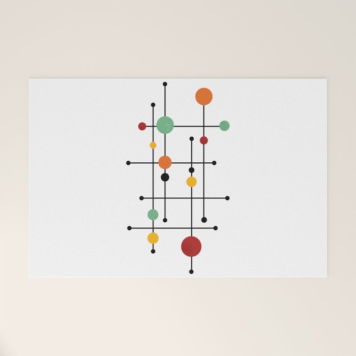 Mid Century Modern 1-4 Welcome Mat Gallery Image 1
