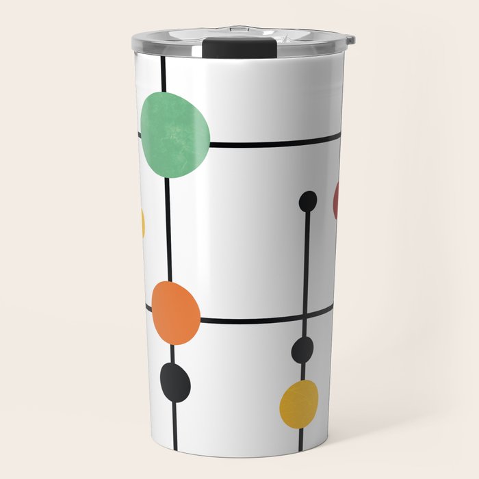Mid Century Modern 1-4 Travel Mug Gallery Image 1