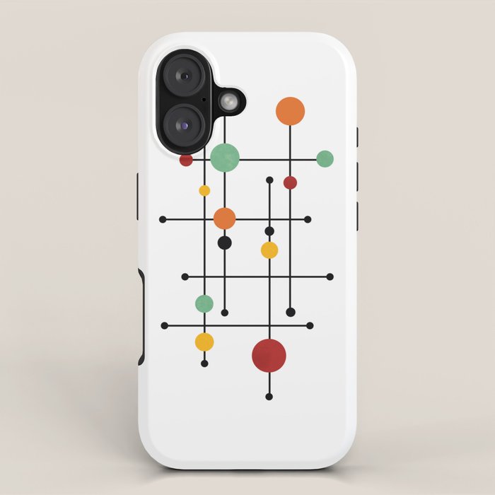 Mid Century Modern 1-4 iPhone Case Gallery Image 1