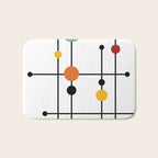 Mid Century Modern 1-4 Bath Mat Gallery Image 1