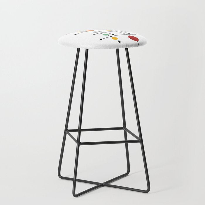Mid Century Modern 1-4 Stool Gallery Image 1