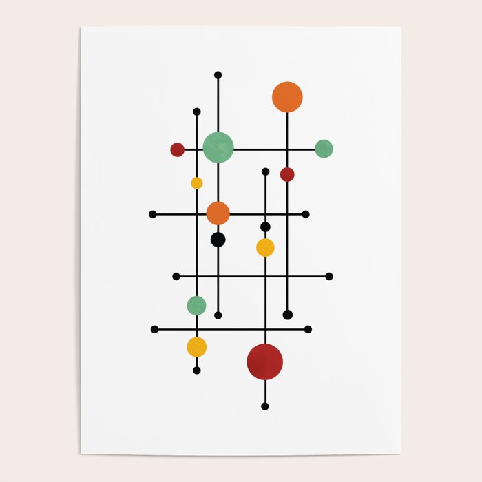 Mid Century Modern 1-4 Poster Gallery Image 4