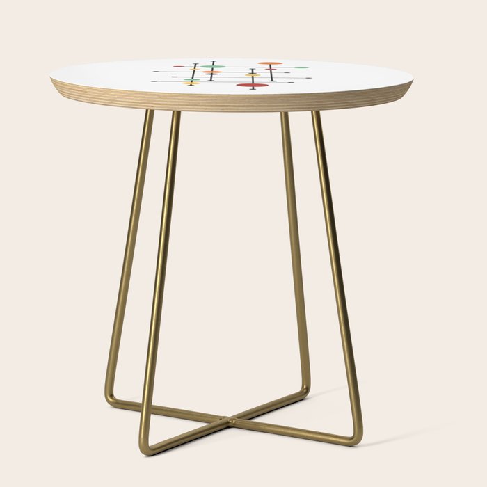 Mid Century Modern 1-4 Side Table Gallery Image 1