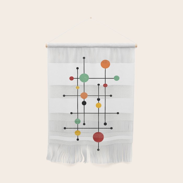 Mid Century Modern 1-4 Wall Hanging Gallery Image 1