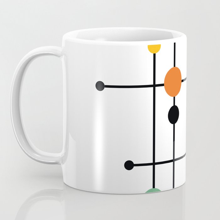 Mid Century Modern 1-4 Coffee Mug Gallery Image 3