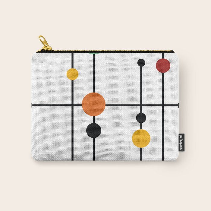 Mid Century Modern 1-4 Carry All Pouch Gallery Image 1