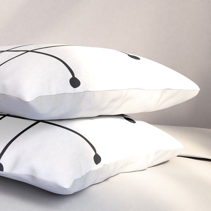 Mid Century Modern 1-4 Pillow Sham Gallery Image 3