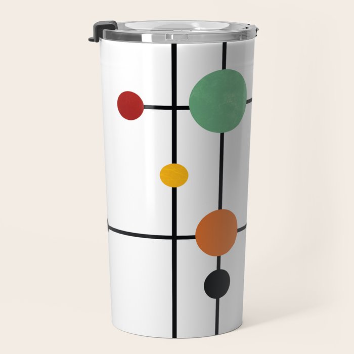 Mid Century Modern 1-4 Travel Mug Gallery Image 3