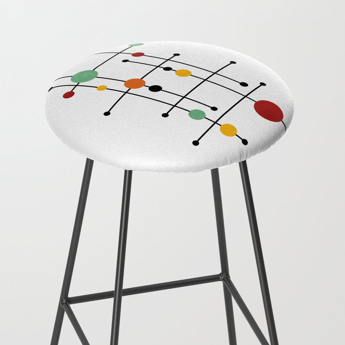 Mid Century Modern 1-4 Stool Gallery Image 2