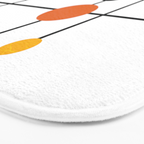 Mid Century Modern 1-4 Bath Mat Gallery Image 3