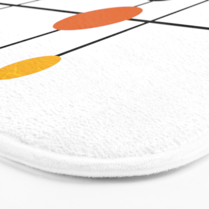 Mid Century Modern 1-4 Bath Mat Gallery Image 3