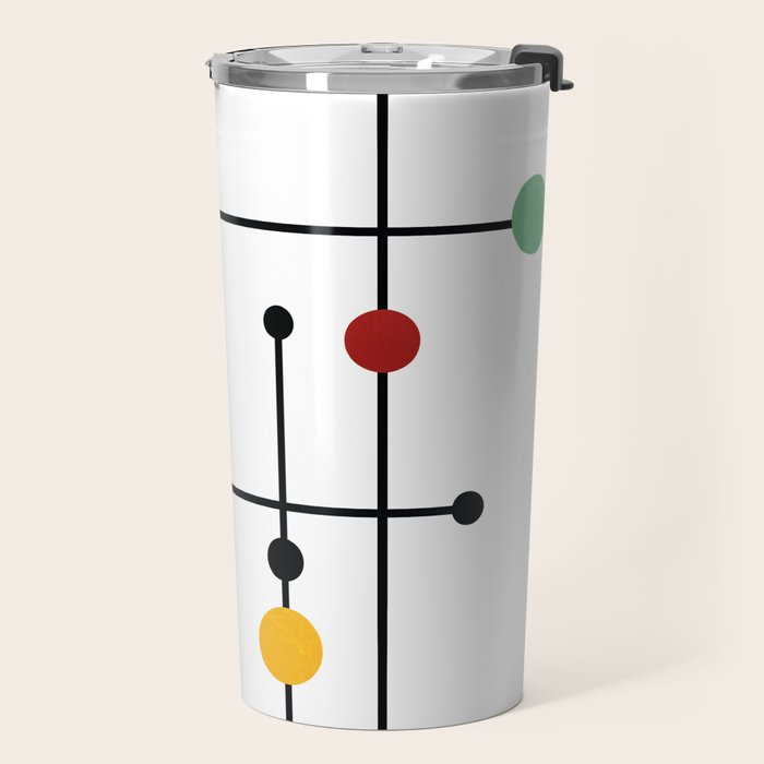 Mid Century Modern 1-4 Travel Mug Gallery Image 2