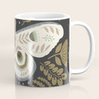 Folk Art Moth - Black Coffee Mug Gallery Image 1