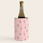 Retro hand drawn cactus plant pattern Wine Chiller Gallery Image 2