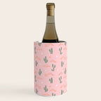 Retro hand drawn cactus plant pattern Wine Chiller Gallery Image 3