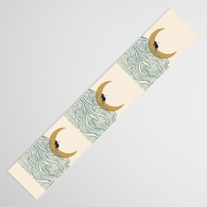 Good Night Meow 1 Table Runner Gallery Image 3
