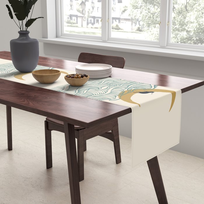 Good Night Meow 1 Table Runner Gallery Image 2