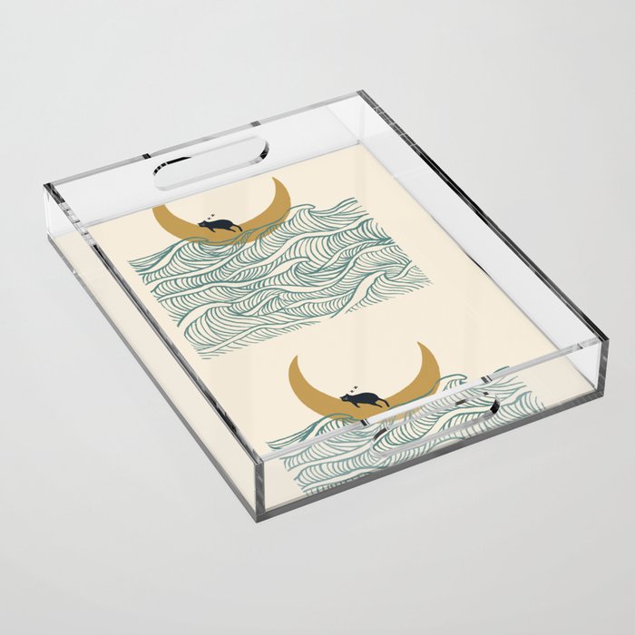 Good Night Meow 1 Acrylic Tray Gallery Image 1