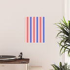 Blush and blue lines Poster Gallery Image 2